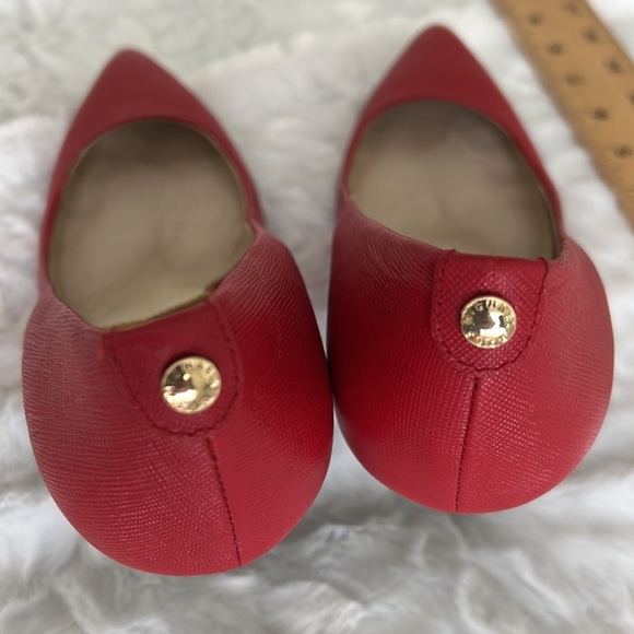 Red leather Michael Kors pumps - Picture 12 of 14